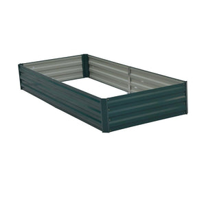 galvanised planter + galvanized garden beds + galvanized planter box