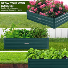 Load image into Gallery viewer, galvanised steel raised garden bed + raised garden bed metal + metal raised garden bed