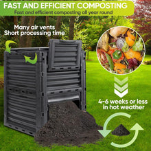 Load image into Gallery viewer, plastic compost bin + compost box + cheap compost bin