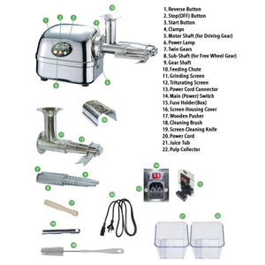 Super Angel Juicer 8500 Twin Gear Cold Press Juicer Australia - Angel Juicer Australia