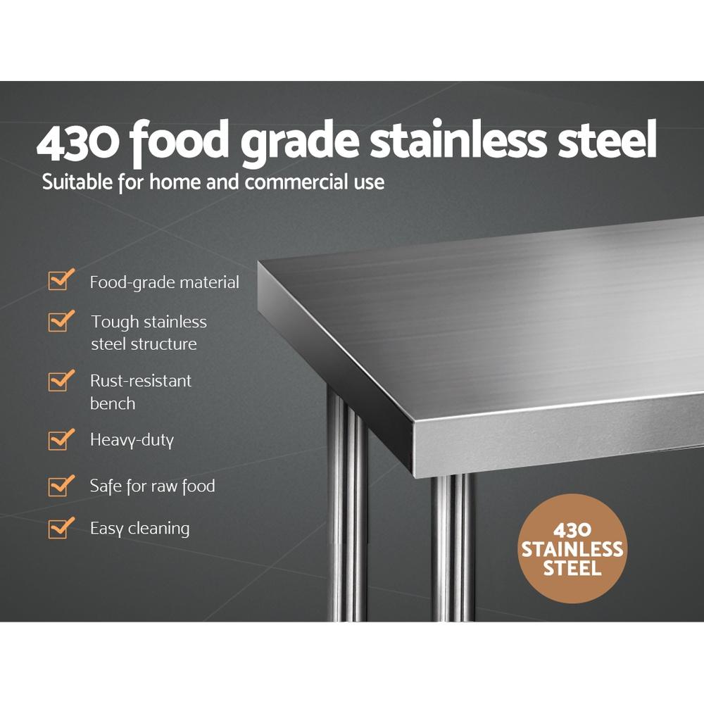 Commercial Kitchen Bench Australia Stainless Steel Workbench – Just Juicers