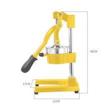 Load image into Gallery viewer, SOGA Commercial Manual Citrus Juicer - Yellow-Juicer - soga juicer