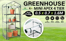 Load image into Gallery viewer, Mini Greenhouse Home Ready PVC 4 Tier - 50cm x 70cm x 160cm