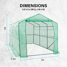 Load image into Gallery viewer, saxon small walk in greenhouse + saxon large walk in greenhouse